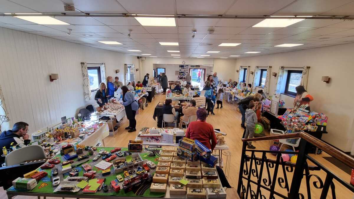 Customers starting to arrive